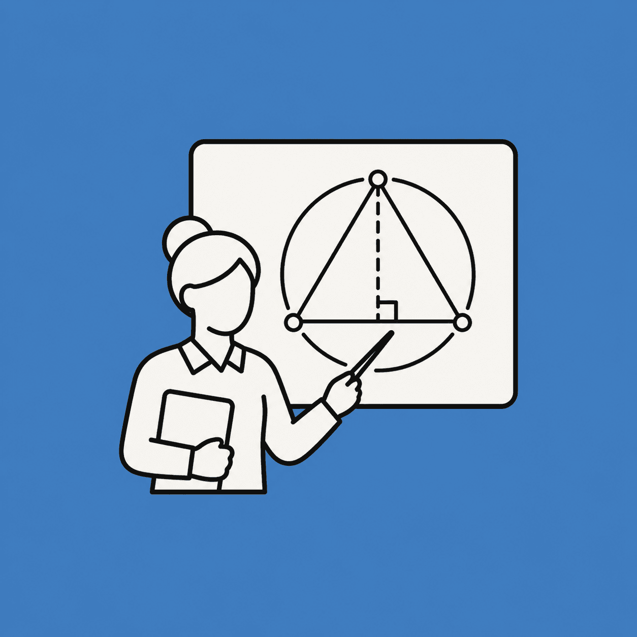 An educator reviewing Mathematics practice test questions remotely