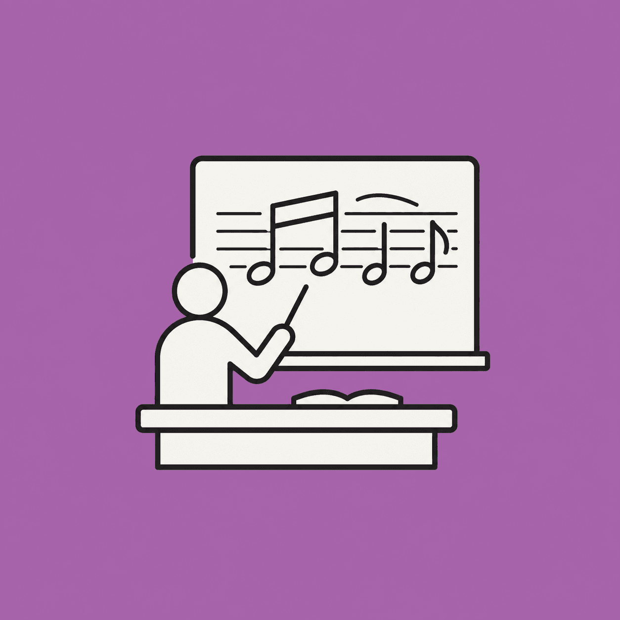 An educator reviewing Music practice test questions remotely